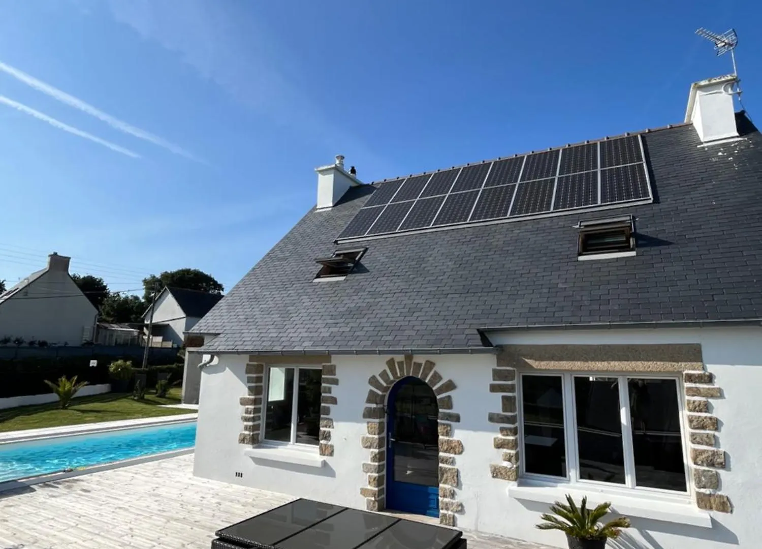 Maison Familiale Avec Piscine لوكيوريك فرنسا